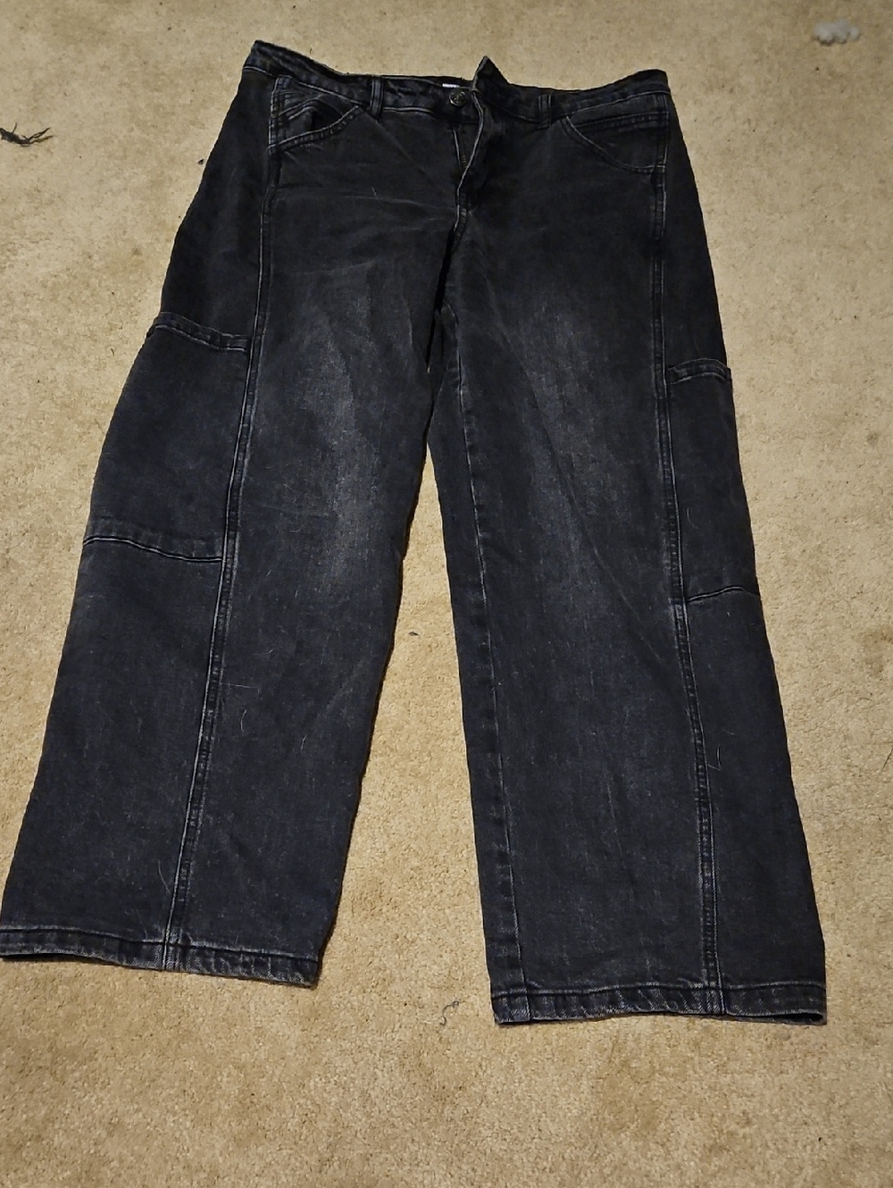Black Jeans — Comfortable Wide-Leg
